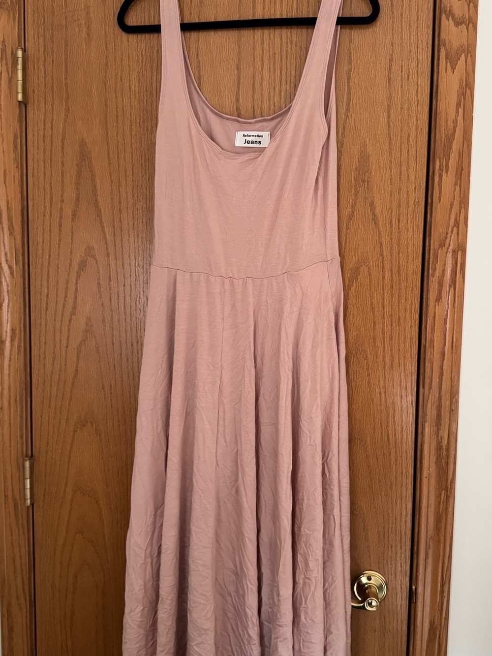 Reformation Dusty Rose Tank Dress